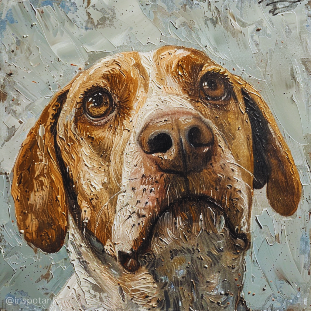 acrylic-dog-painting-idea-sad-hound-art
